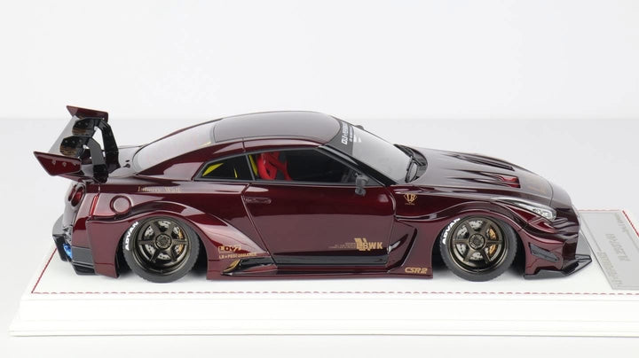 Nissan R35 GT-RR LBWK (Wine Red) [Davis & Giovanni] 1/18 scale