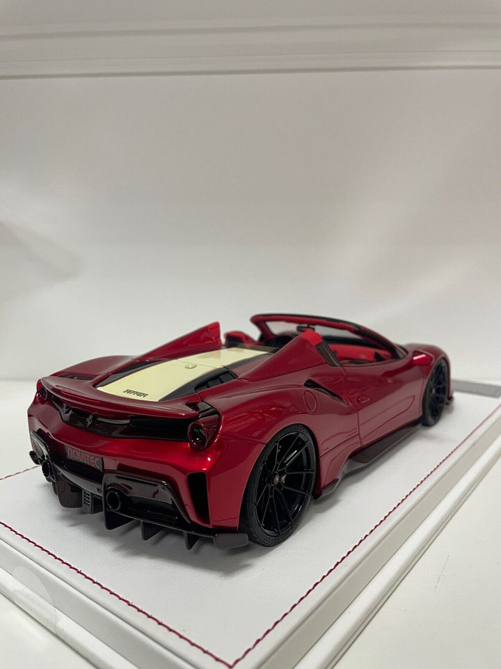 Ferrari 488 Pista Spider NOVITEC (Candy Red) [Davis & Giovanni] 1/18 scale