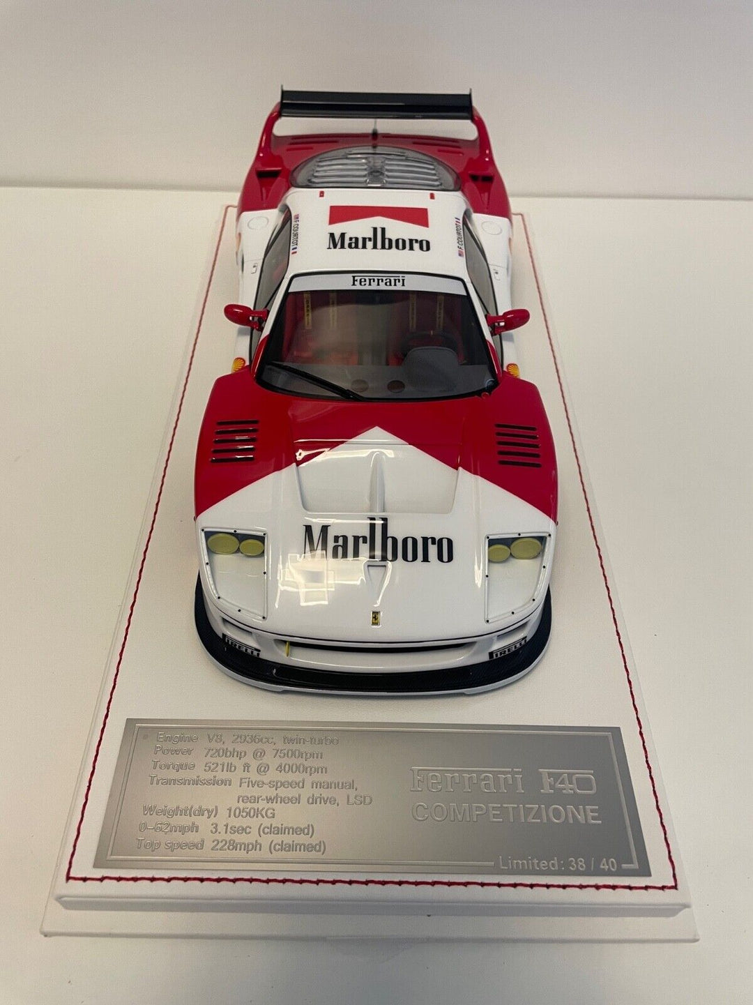 Ferrari F40 Competizione (Marlboro) [Davis & Giovanni] 1/18 scale