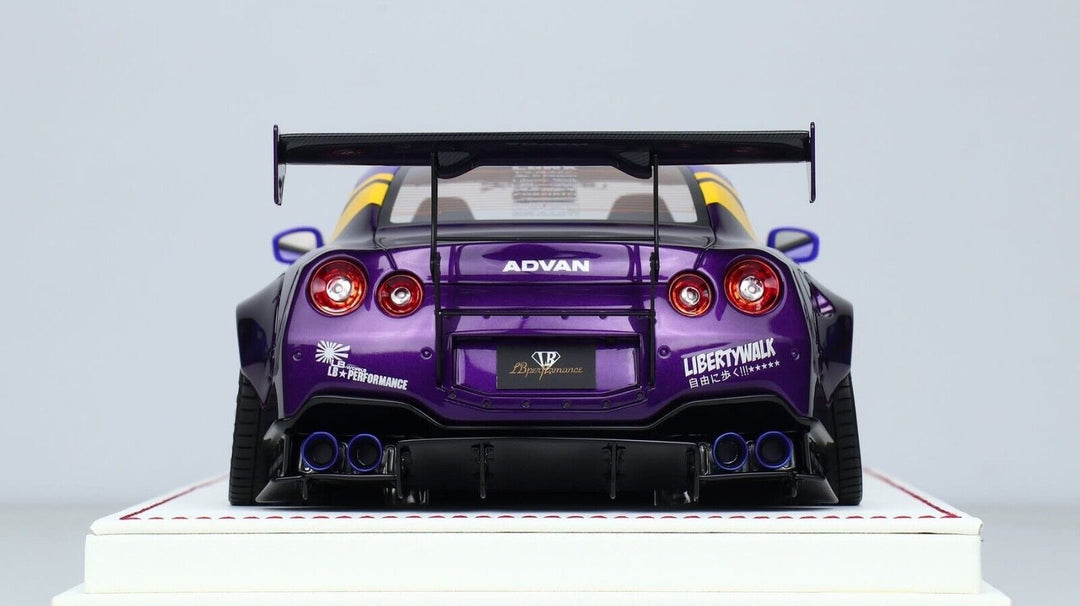 Nissan GTR R-35 Type 2 LBWK (Gloss Blue/ Purple) [Davis & Giovanni] 1/18 scale