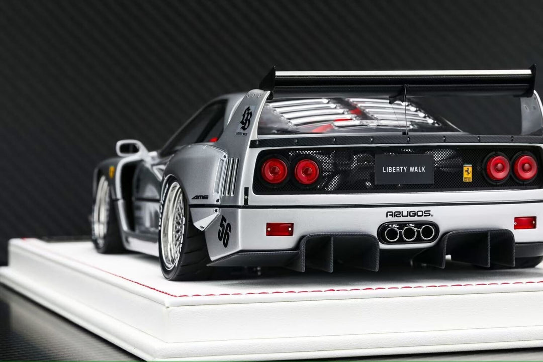 Ferrari F40 LBWK (Silver) [Davis & Giovanni] 1:18 scale