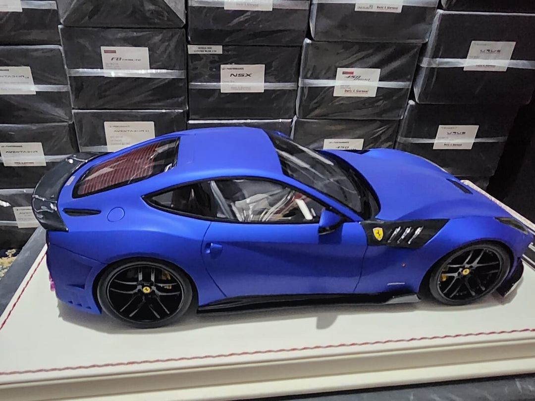 Ferrari F12 Berlinetta SVR (Matt Cobalt Blue)[Davis & Giovanni]1:18 scale 1 OF 1
