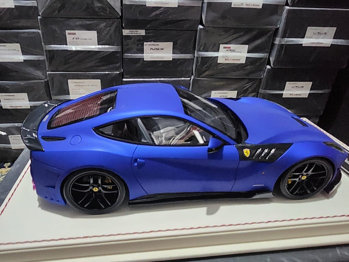 Ferrari F12 Berlinetta SVR (Matt Cobalt Blue)[Davis & Giovanni]1:18 scale 1 OF 1