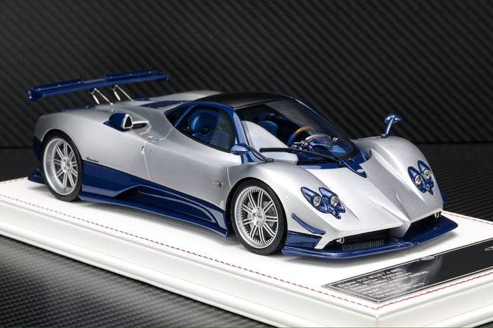 Pagani Zonda F (Silver/ Blue) [Davis & Giovanni] 1:18 scale