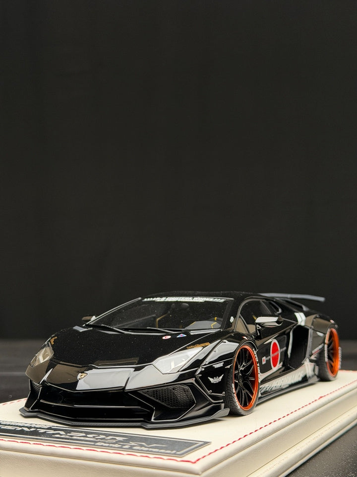 Lamborghini Aventador SV LBWK (Black Zero Fighter) [Davis & Giovanni] 1/18 scale