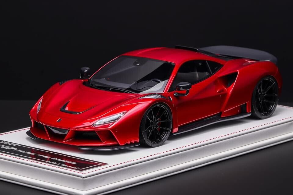 Ferrari F8 Tributo Nlargo (Candy Red) [Davis & Giovanni] 1/18 scale