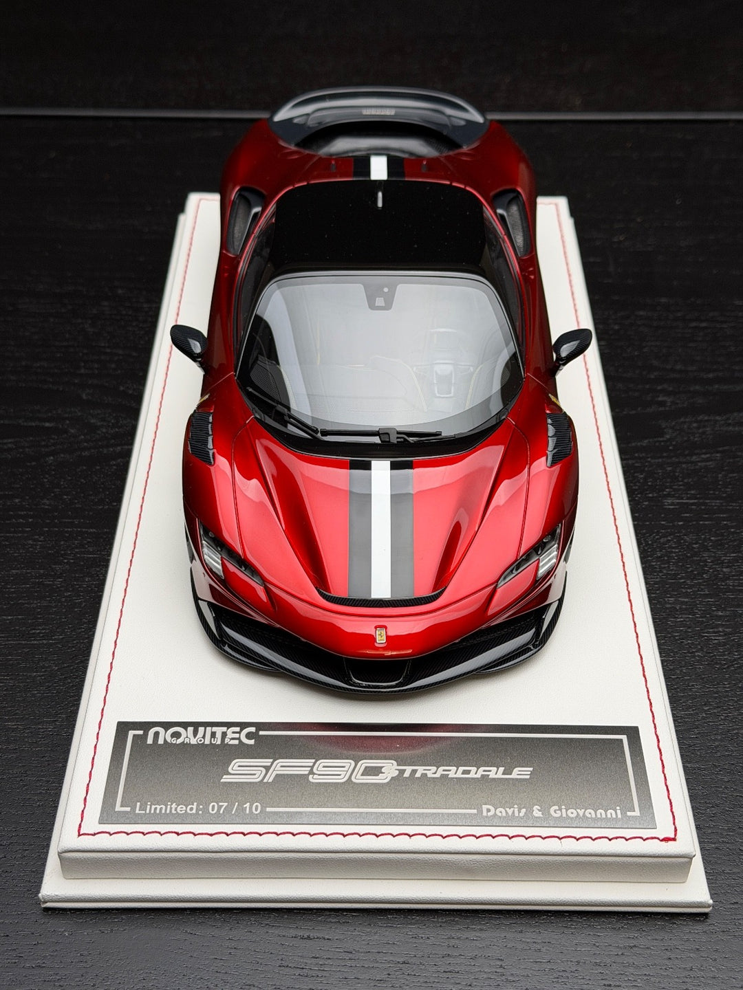 Ferrari SF90 Stradale NOVITEC (Candy Red) [Davis & Giovanni] 1:18 scale