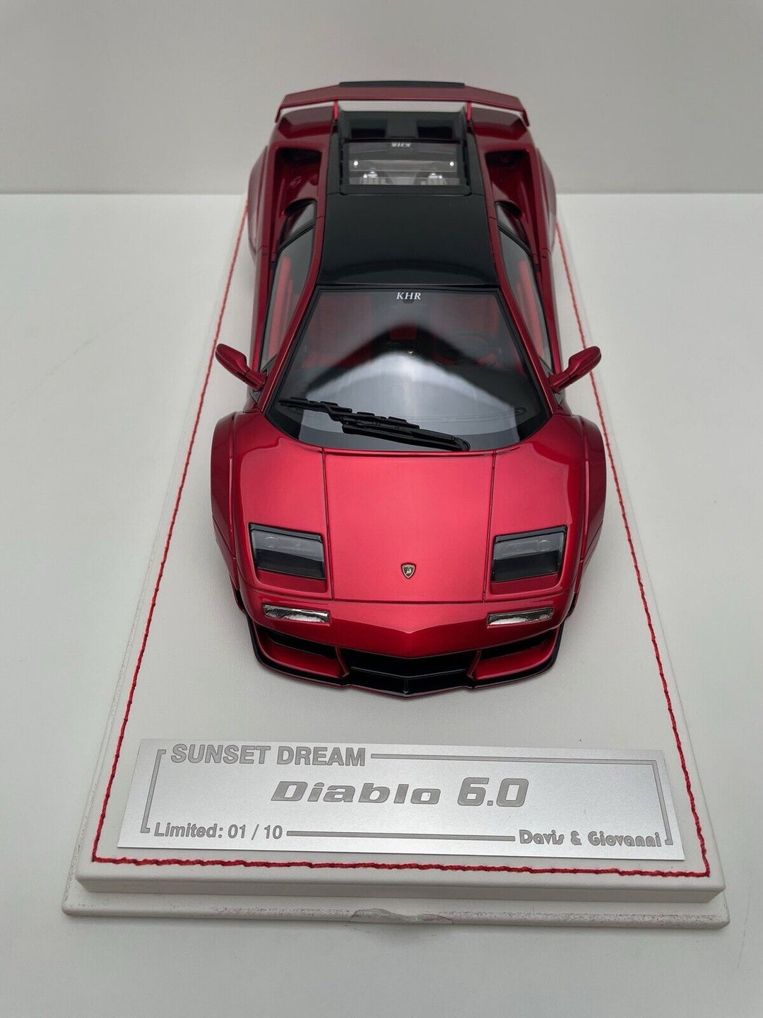 Lamborghini Diablo Sunset Dream 6.0  (Red Metallic) [Davis & Giovanni] 1/18