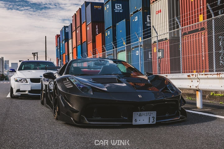 Ferrari 458 Spider LBWK (Full Carbon Fiber) [Davis & Giovanni] 1/18 scale