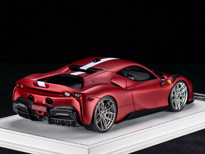 Ferrari SF90 Stradale NOVITEC (Matte Rosso Magma) [Davis & Giovanni] 1/18 scale