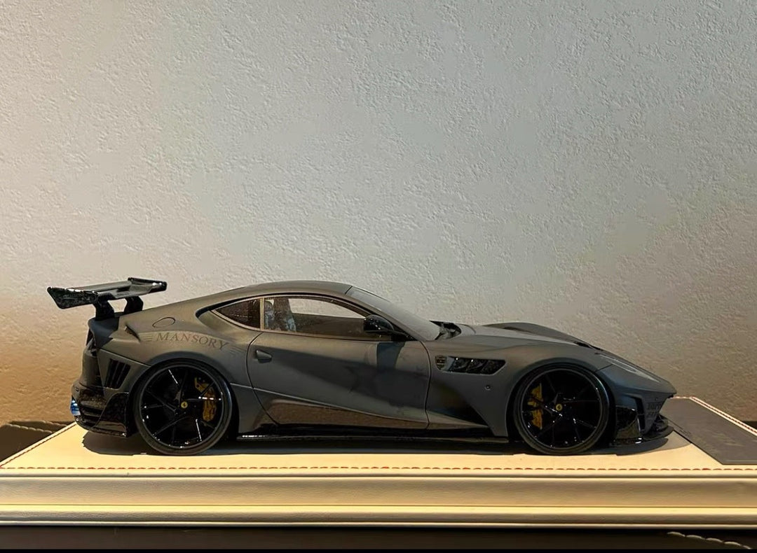 Ferrari 812 Stallone Mansory (Matte Dark Gray) [Davis & Giovanni] 1:18 scale
