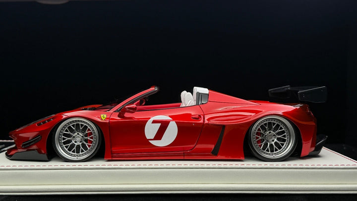 Ferrari 458 Spider GT LBWK (Metallic Red) [Davis & Giovanni] 1/18 scale- 1 OF 1