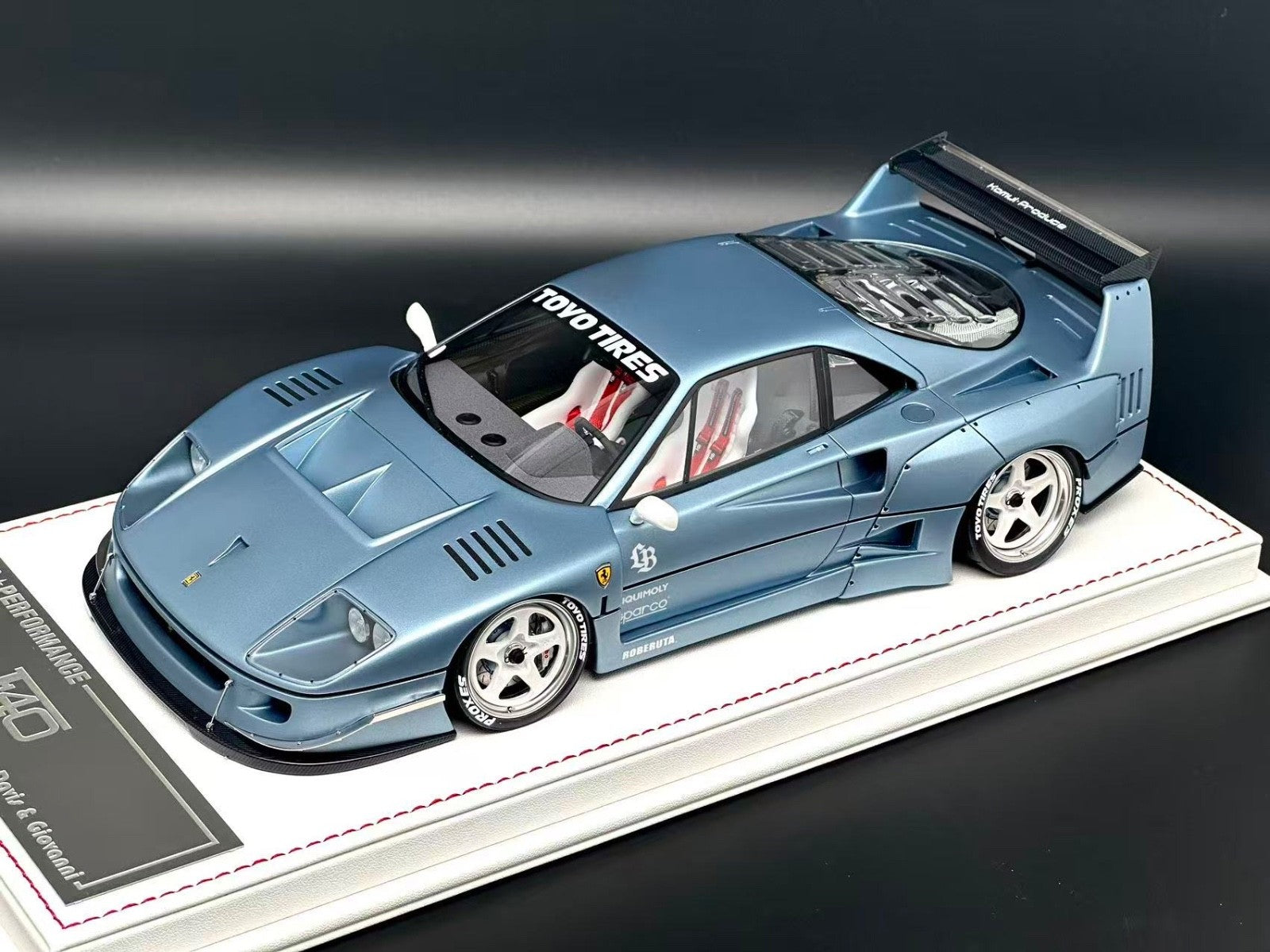 Ferrari F40 LBWK (Metallic Light Blue) [Davis & Giovanni] 1