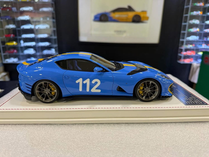 Ferrari 812 Competizione NOVITEC (Blue) [Davis & Giovanni] 1/18 scale 112 RARE