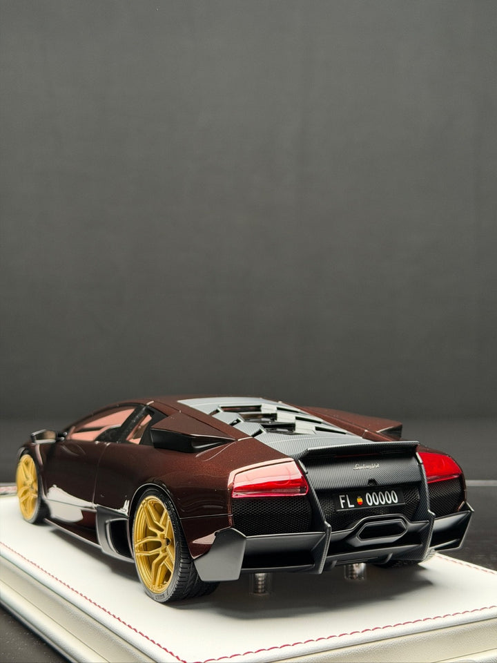 Lamborghini Murcielago LP670-4 SV (Dark Met Brown) [Davis & Giovanni] 1:18 scale