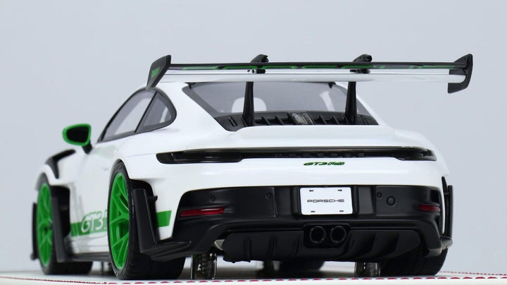 Porsche 911 GT3RS (White/ Green) [Davis & Giovanni] 1:18 scale