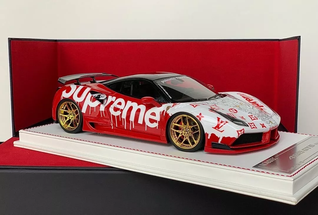 Ferrari 488 GTB N-LARGO NOVITEC (Supreme X LV) [Davis & Giovanni] 1/18 scale