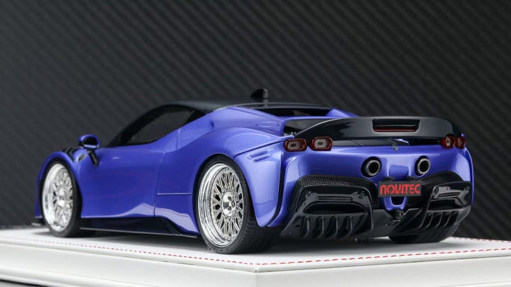 Ferrari SF90 Stradale NOVITEC (Metallic Blue) [Davis & Giovanni] 1:18 scale