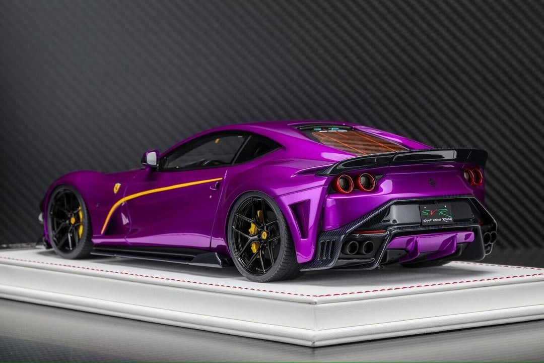 Ferrari 812 Superfast SVR (Chrome Purple) [Davis & Giovanni] 1:18 scale