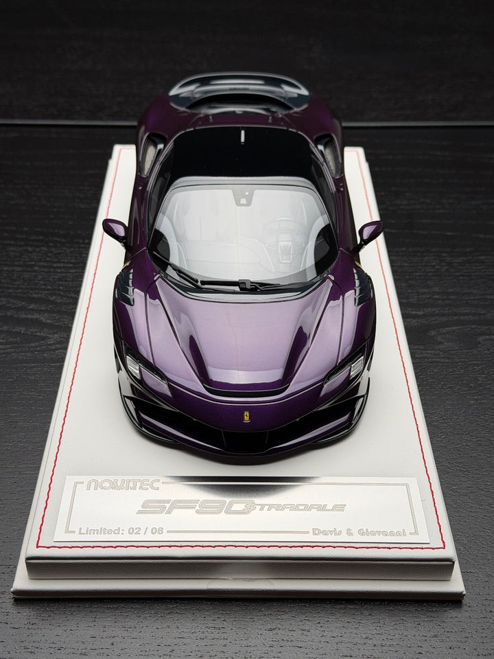Ferrari SF90 Stradale NOVITEC (Dark Purple) [Davis & Giovanni] 1:18 scale