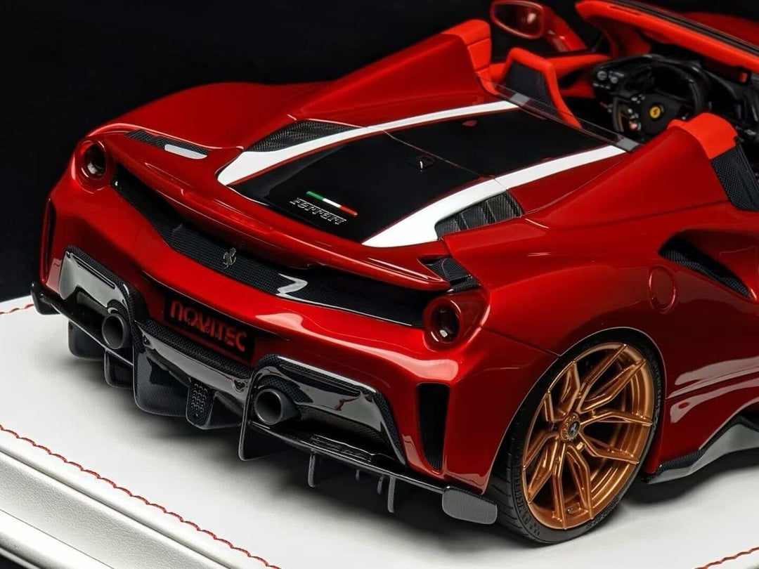Ferrari 488 Pista Spider NOVITEC (Candy Red) [Davis & Giovanni] 1/18 scale