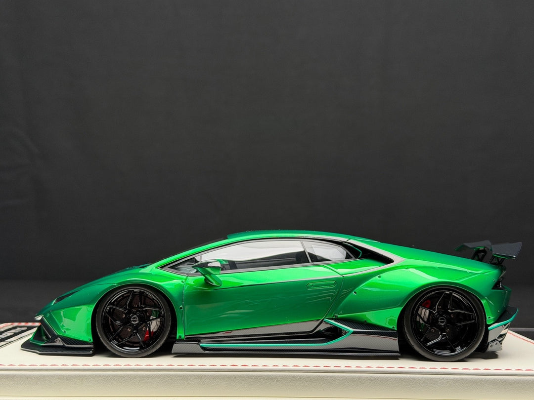 Lamborghini Huracan LBWK x NOVITEC (Green) [Davis & Giovanni] 1:18 scale