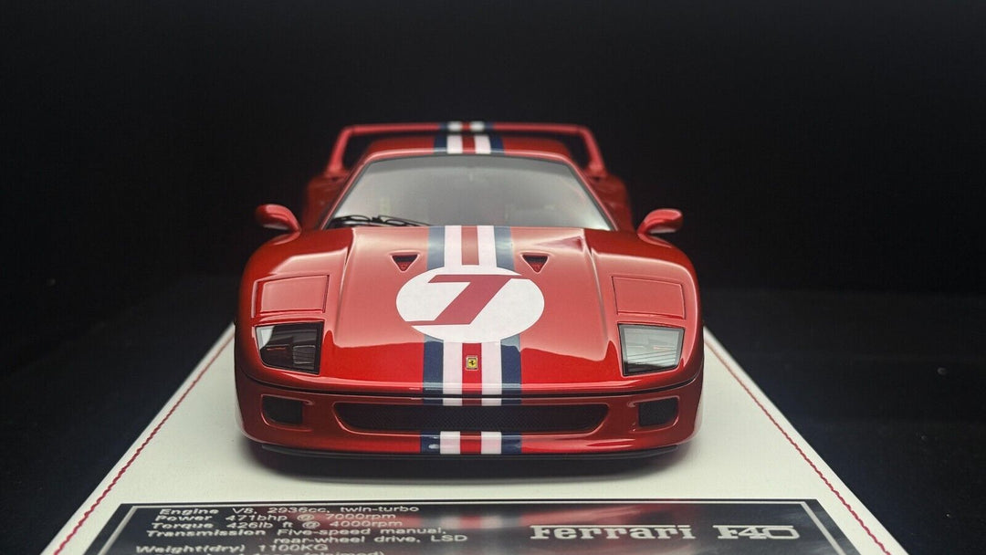 Ferrari F40 (Candy Red) [Davis & Giovanni] 1:18 scale 1 OF 1