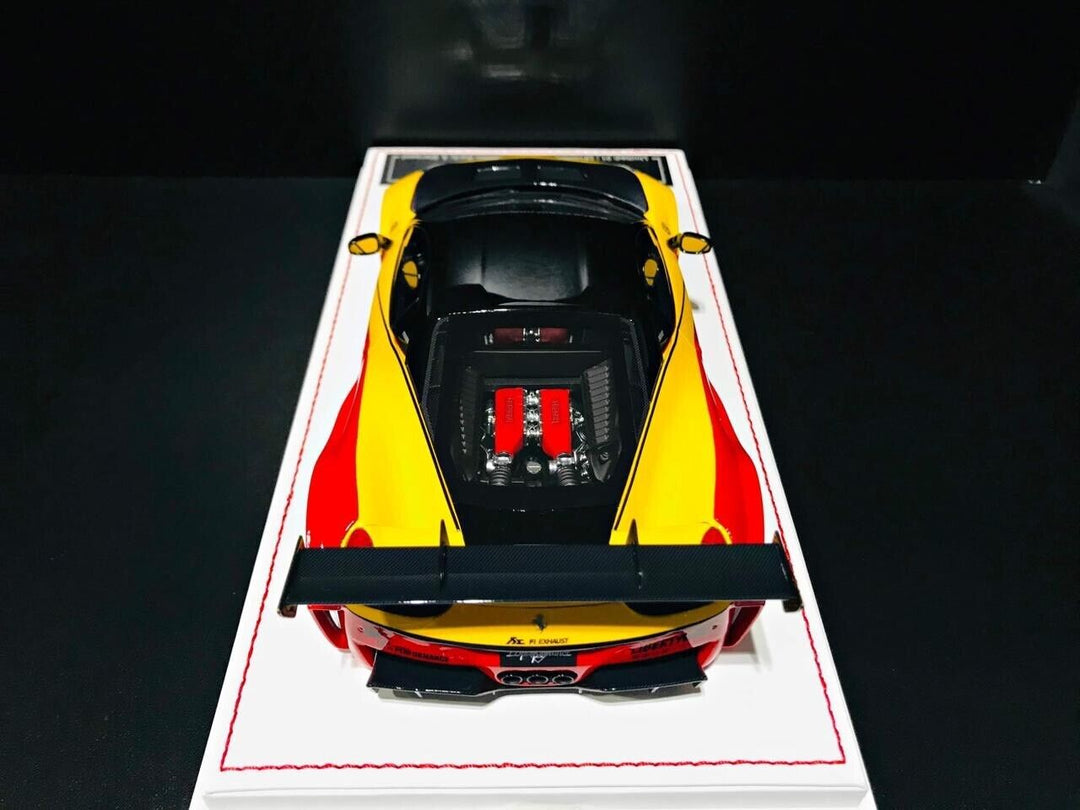 Ferrari 458 GT LBWK (Red/ Yellow ADVAN) [Davis & Giovanni] 1/18 scale