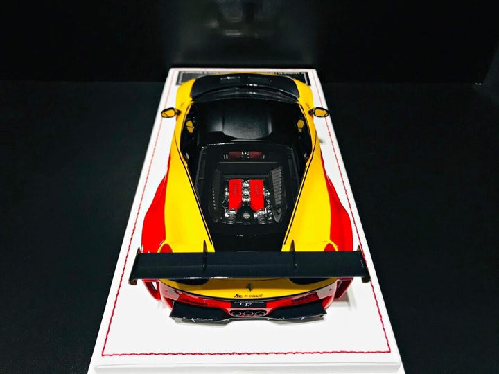 Ferrari 458 GT LBWK (Red/ Yellow ADVAN) [Davis & Giovanni] 1/18 scale