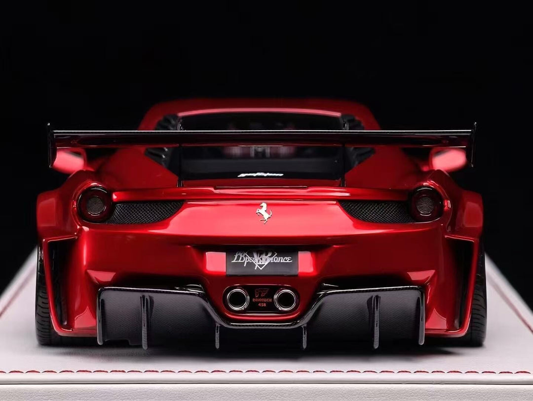 Ferrari 458 GT LBWK (Metallic Chrome Red) [Davis & Giovanni] 1:18 scale