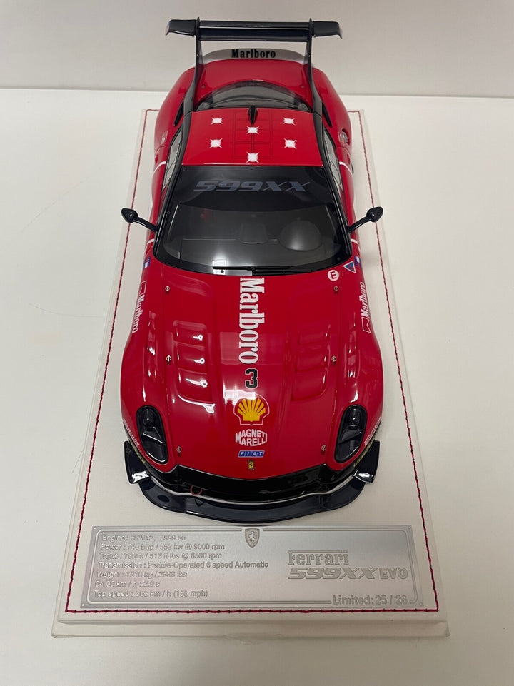 Ferrari 599XX Evo (Marlboro Red) [Davis & Giovanni] 1/18 scale