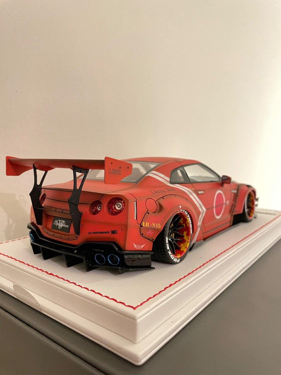 Nissan GT-R Type 2 LBWK (Matt Orange, Zero Fighter)[Davis & Giovanni] 1/18 scale