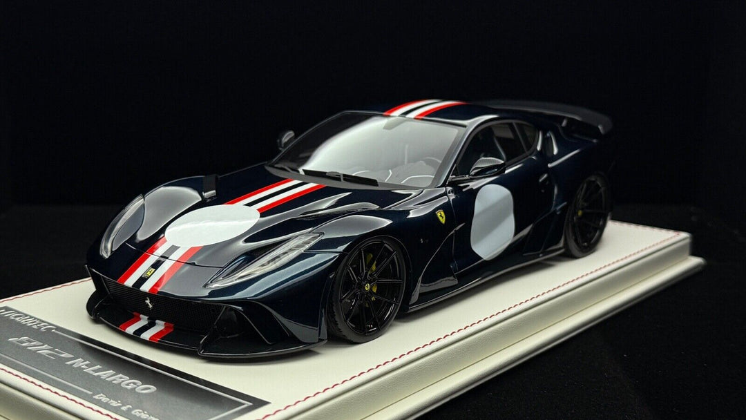 Ferrari 812 N-LARGO NOVITEC (Metallic Blue)[Davis & Giovanni] 1/18 scale- 1 OF 1