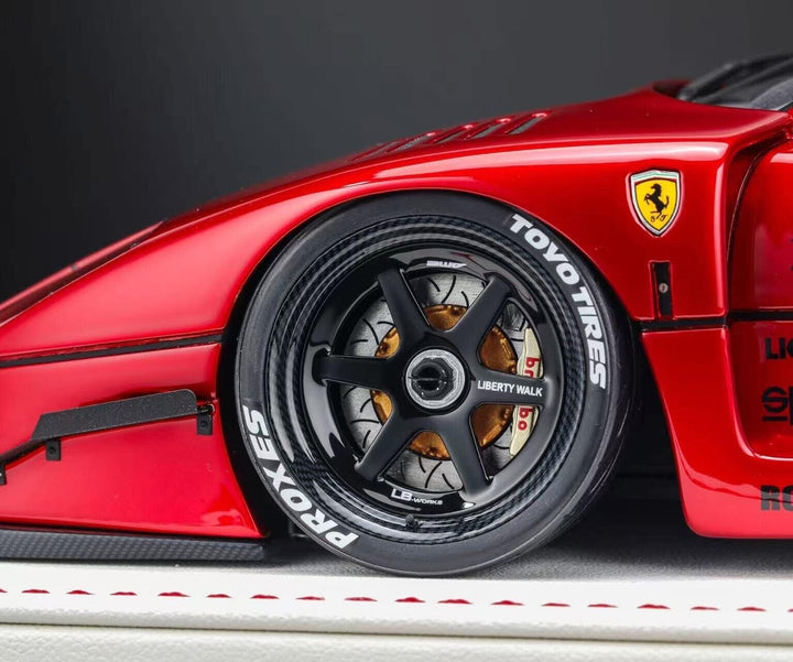 Ferrari F40 Liberty Walk (Candy Red) [Davis & Giovanni] 1/18 scale