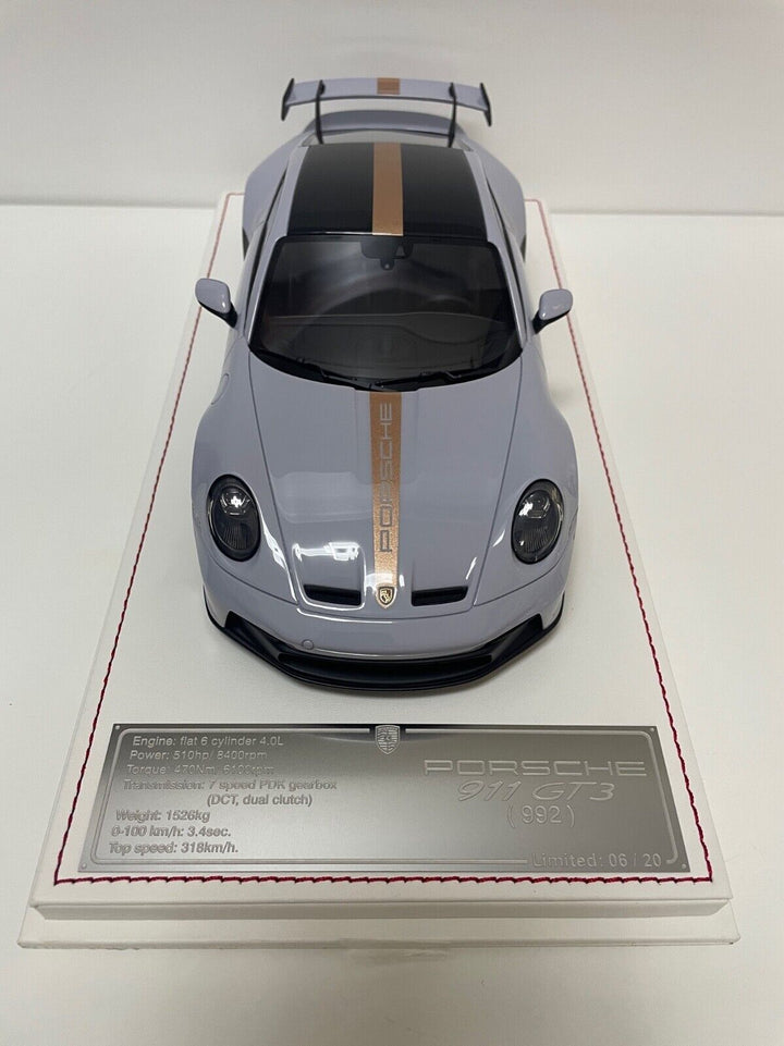 Porsche 911 GT3 (Gray w/Bronze Stripe) [Davis & Giovanni] 1/18 scale