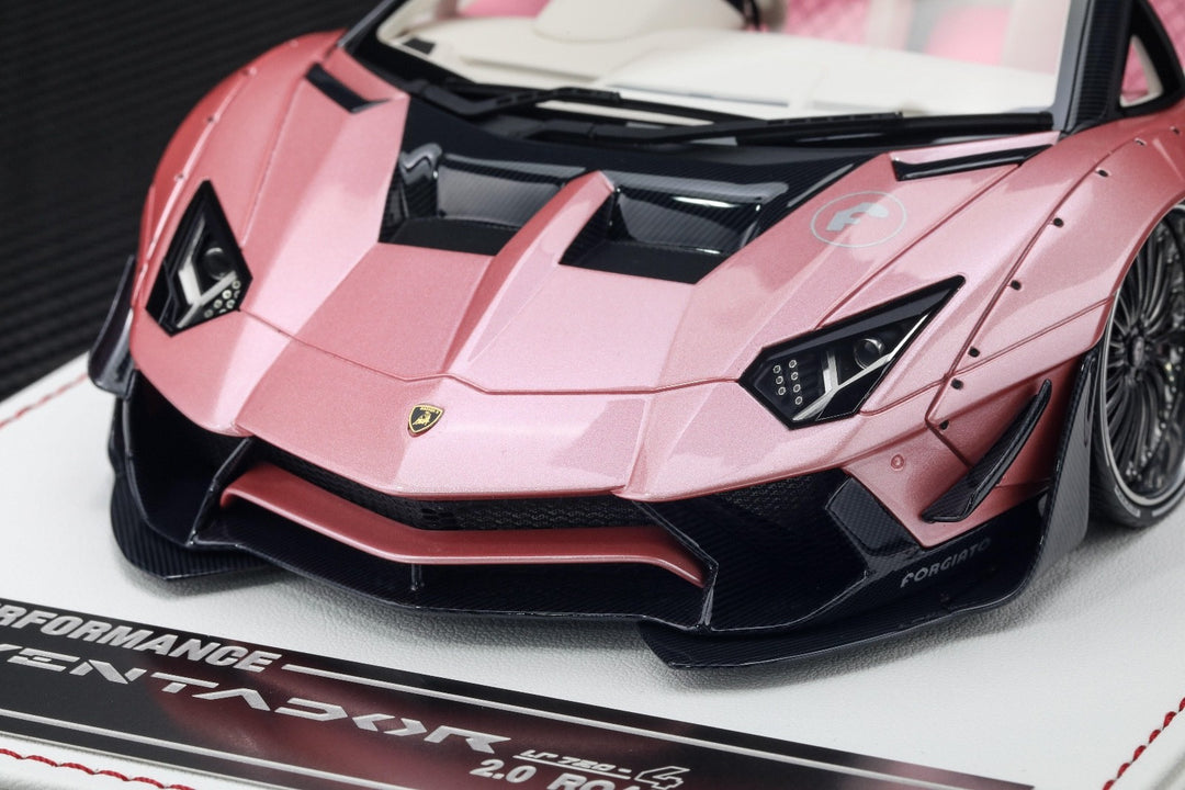 Lamborghini Aventador 2.0 Roadster LBWK (Matte Pink)[Davis & Giovanni]1:18 scale