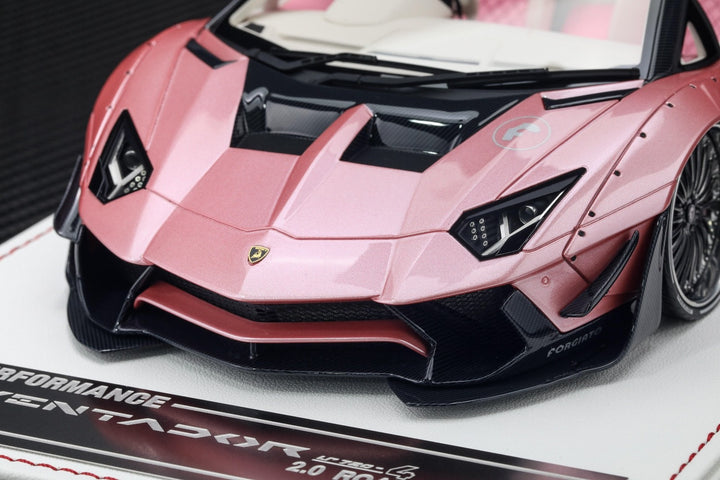Lamborghini Aventador 2.0 Roadster LBWK (Matte Pink)[Davis & Giovanni]1:18 scale
