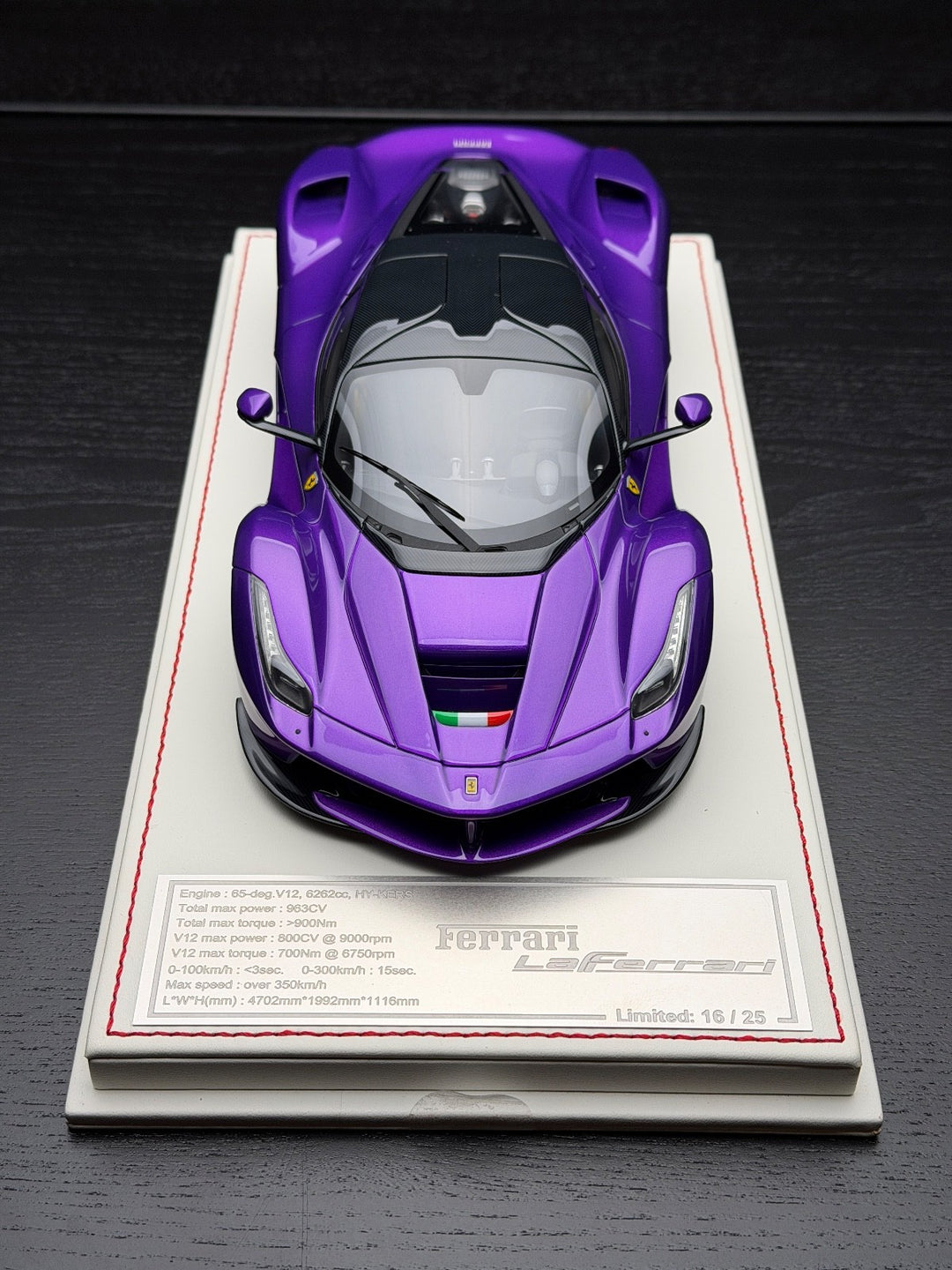 Ferrari LaFerrari (Purple) [Davis & Giovanni] 1:18 scale