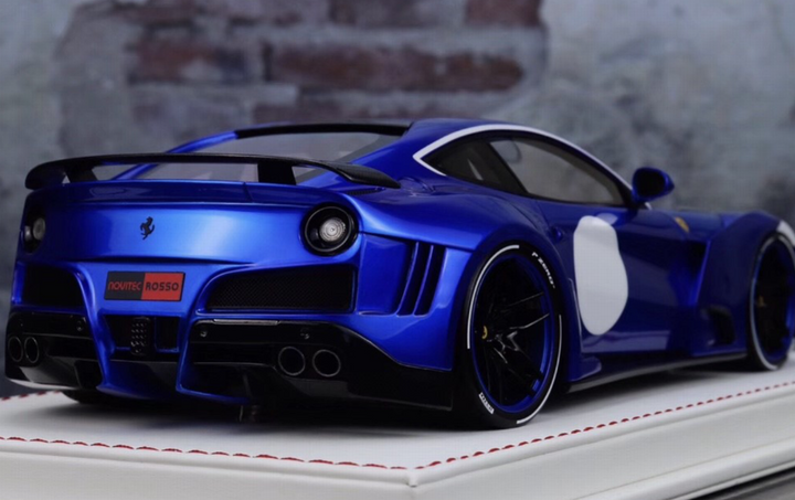 Ferrari F12 N-LARGO NOVITEC (Metallic Blue) [Davis & Giovanni] 1/18 scale