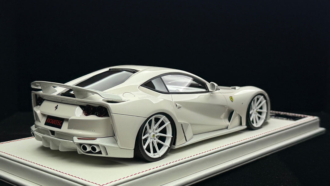 Ferrari 812 N-LARGO NOVITEC (Metallic White) [Davis & Giovanni] 1:18 1 OF 1