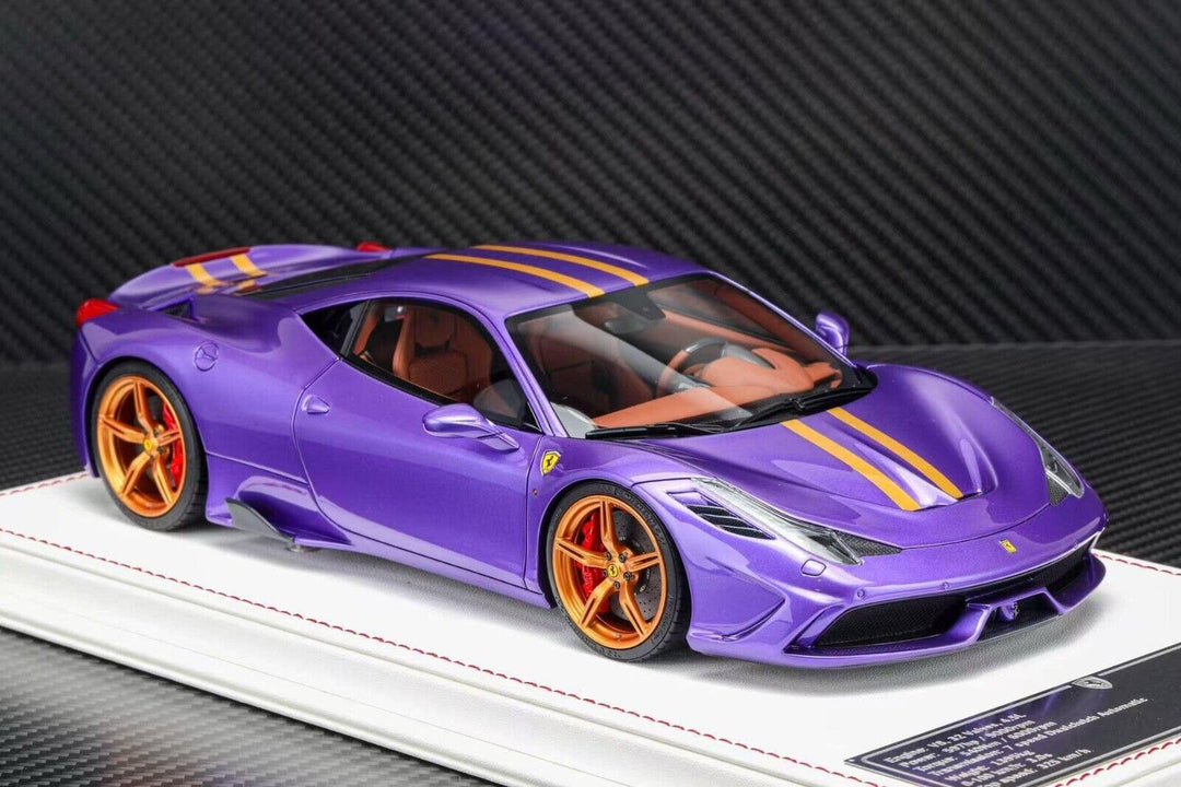 Ferrari 458 Speciale (Metallic Purple) [Davis & Giovanni] 1/18 scale