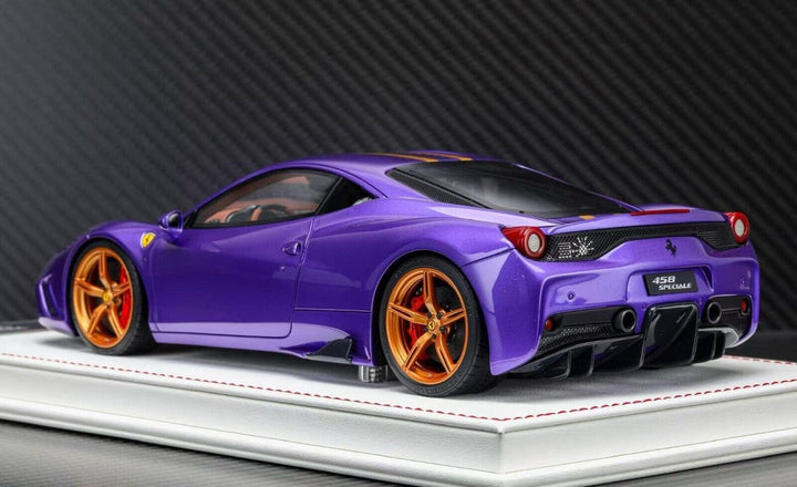 Ferrari 458 Speciale (Metallic Purple) [Davis & Giovanni] 1/18 scale