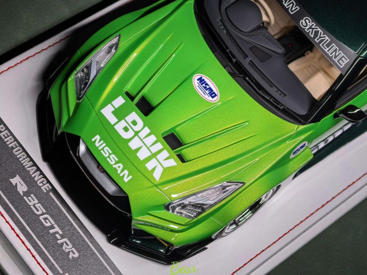 Nissan R35 GT-RR (Green) [Davis & Giovanni] 1/18 scale LTD 6