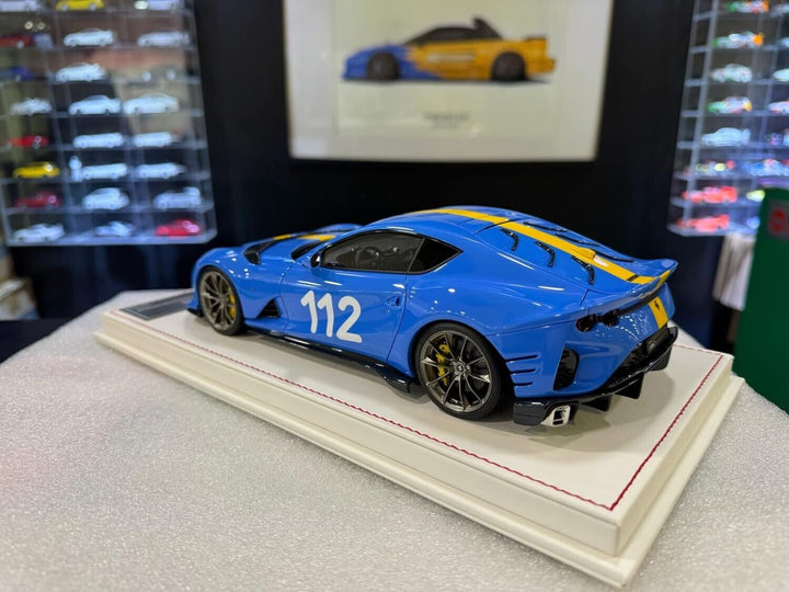 Ferrari 812 Competizione NOVITEC (Blue) [Davis & Giovanni] 1/18 scale 112 RARE