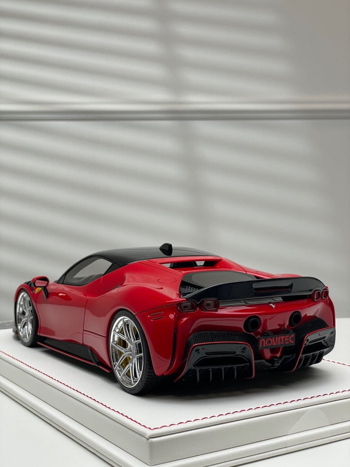 Ferrari SF90 Stradale NOVITEC (Rosso Corsa) [Davis & Giovanni] 1:18 scale