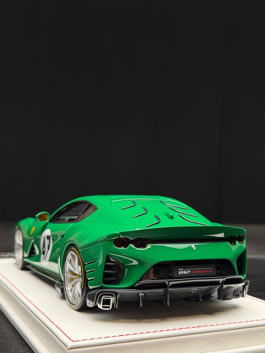 Ferrari 812 Competizione (BP Green #47) [Davis & Giovanni] 1:18 scale