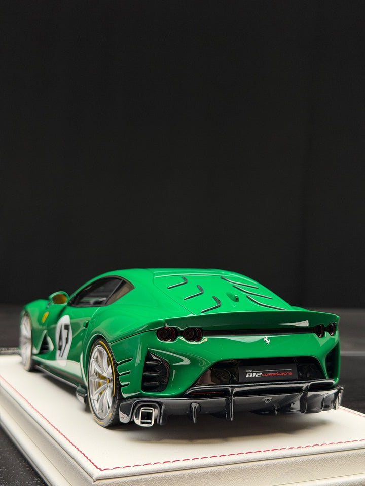 Ferrari 812 Competizione (BP Green #47) [Davis & Giovanni] 1:18 scale