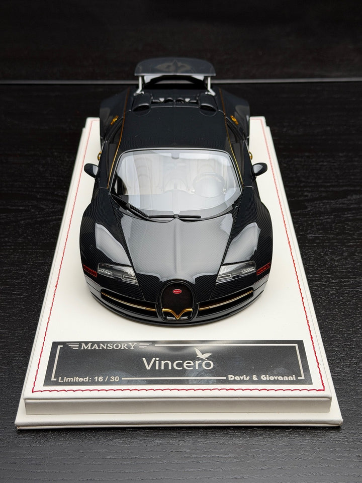 Bugatti Veyron Mansory "Vincero" (Carbon/ Gold) [Davis & Giovanni] 1/18 scale