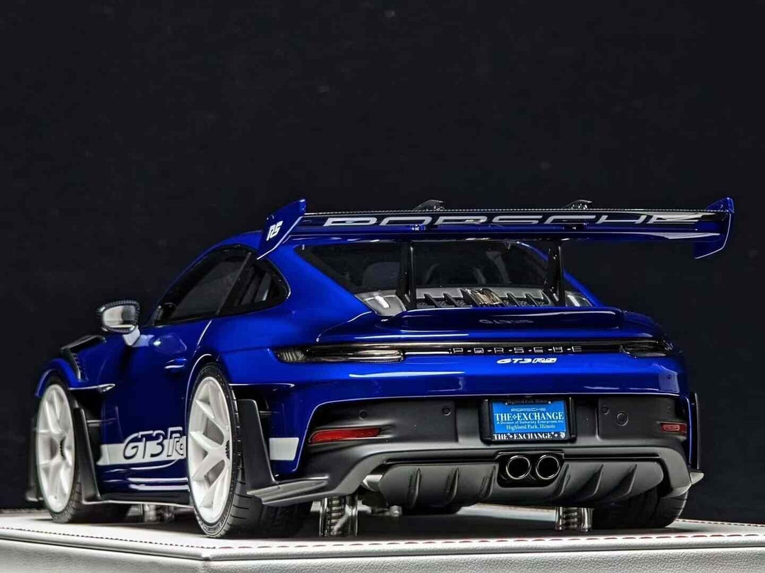 Porsche 911 GT3 RS (Blue /Carbon/ White) [Davis & Giovanni] 1/18 scale