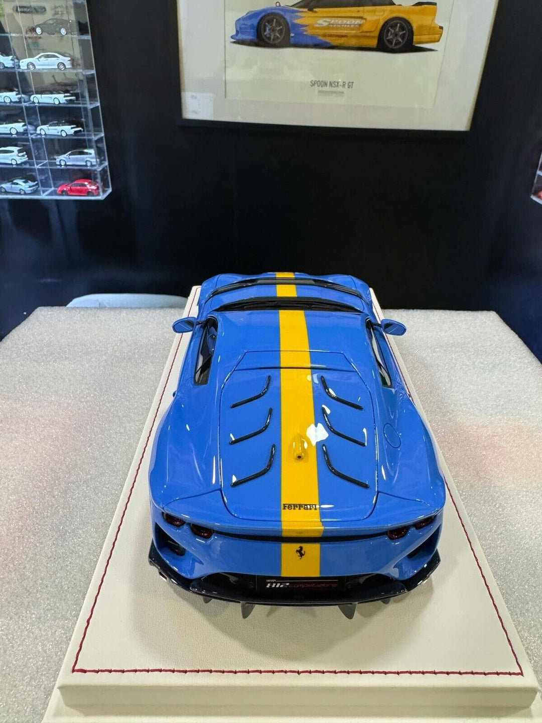 Ferrari 812 Competizione NOVITEC (Blue) [Davis & Giovanni] 1/18 scale 112 RARE
